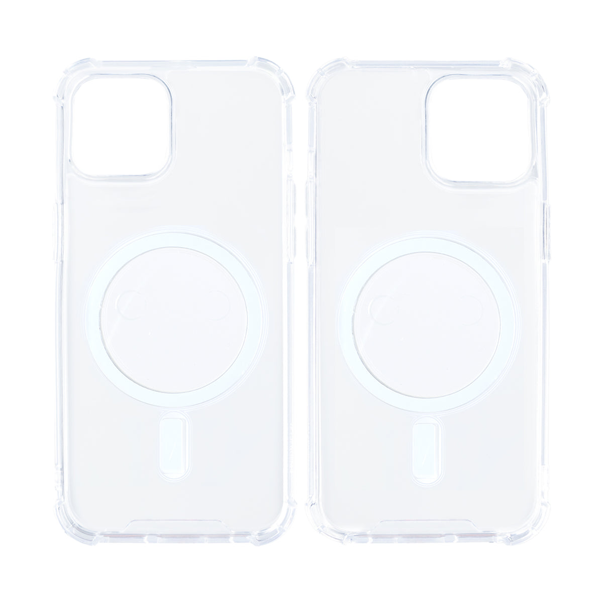 Rixus Anti-Burst Case With MagSafe Compatible For Apple iPhone 13 Mini Transparent