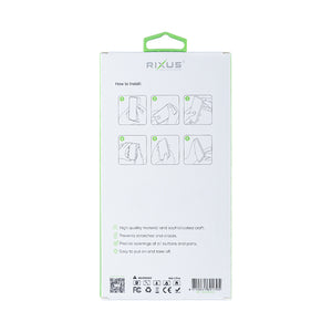 Rixus Anti-Burst Case With MagSafe Compatible For Apple iPhone 13 Mini Transparent