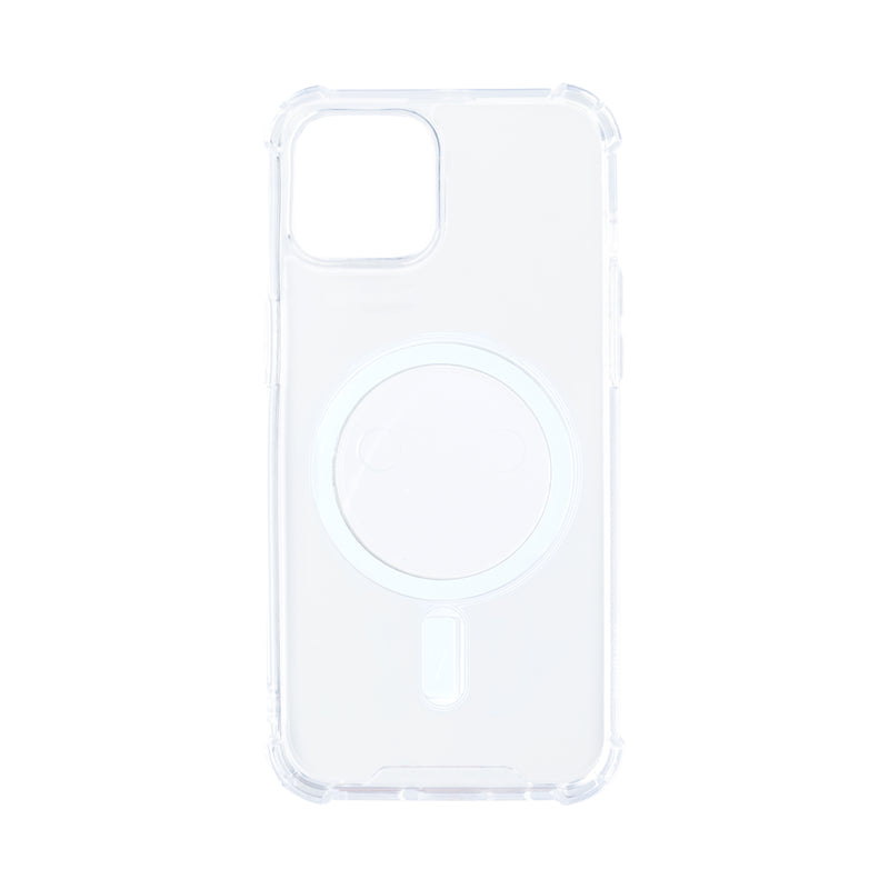 Rixus Anti-Burst Case With Magsafe For Apple iPhone 14 Transparent