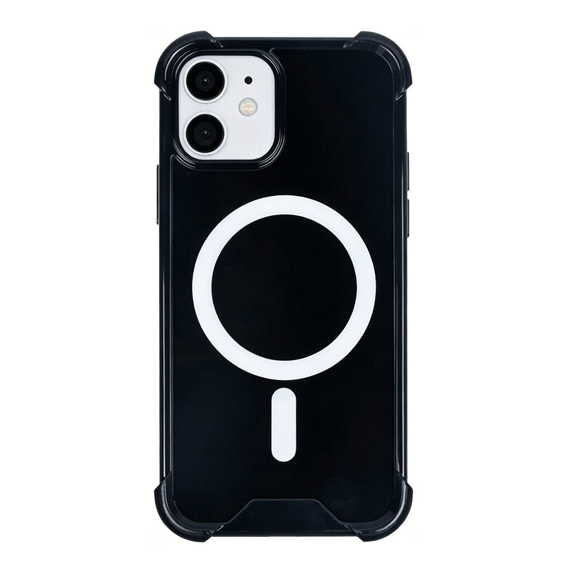 Rixus Anti-Burst Case With MagSafe Compatible For Apple iPhone 12 Mini Black