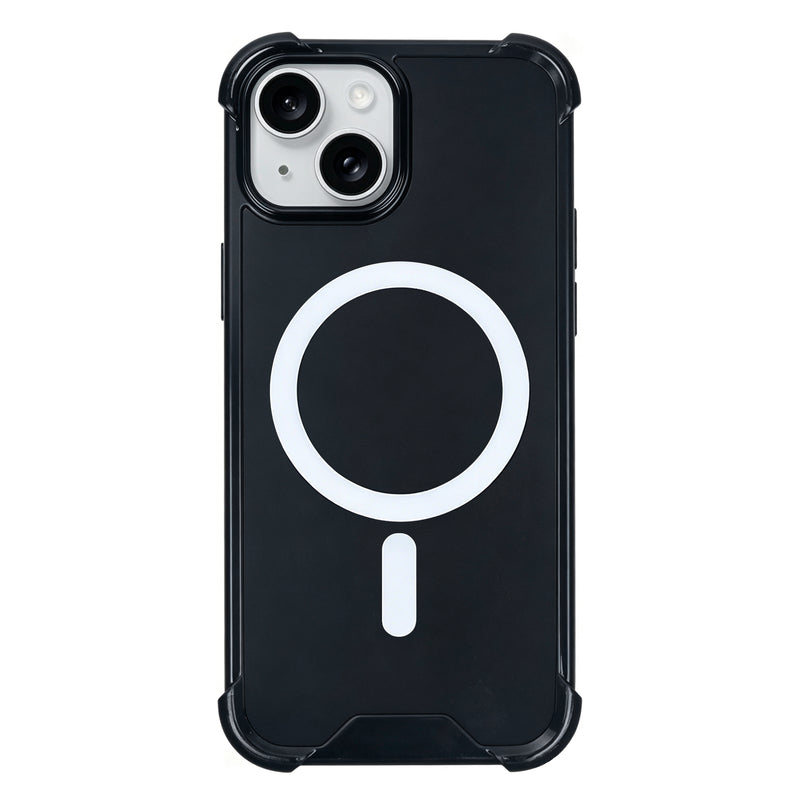 Rixus Anti-Burst Case With MagSafe Compatible For Apple iPhone 13 Black