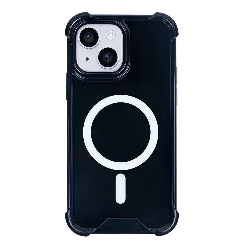 Rixus Anti-Burst Case With MagSafe Compatible For Apple iPhone 14 Plus Black
