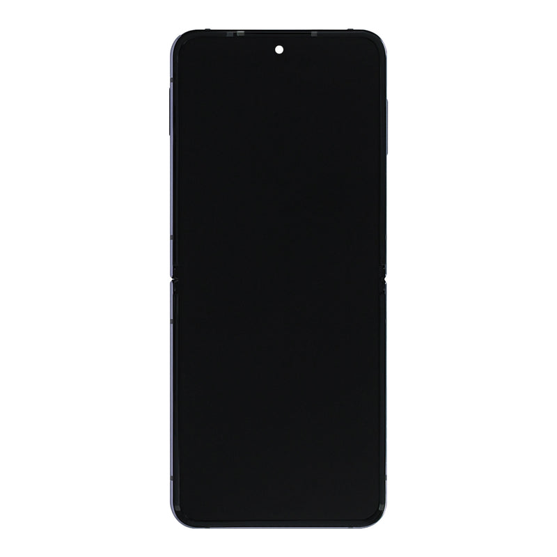 Samsung Galaxy Z Flip4 F721B Display And Digitizer With Frame Bora Purple Service Pack