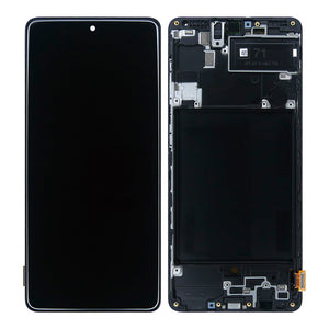 Samsung Galaxy A71 A715F Display And Digitizer With Frame Service Pack