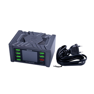 MECHANIC 8 Ports 110W Multi USB Socket Charger PD3.0 QC3.0 Fast Charging Phone Charger With LED Display