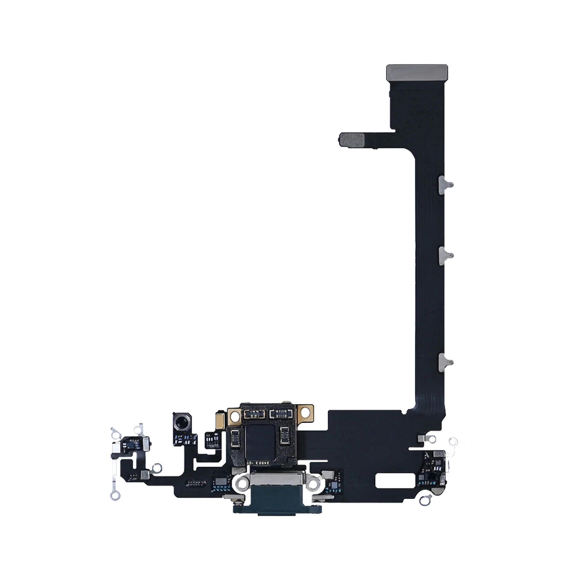 For Apple iPhone 11 Pro Max System Charging Flex Matte Midnight Green Pulled