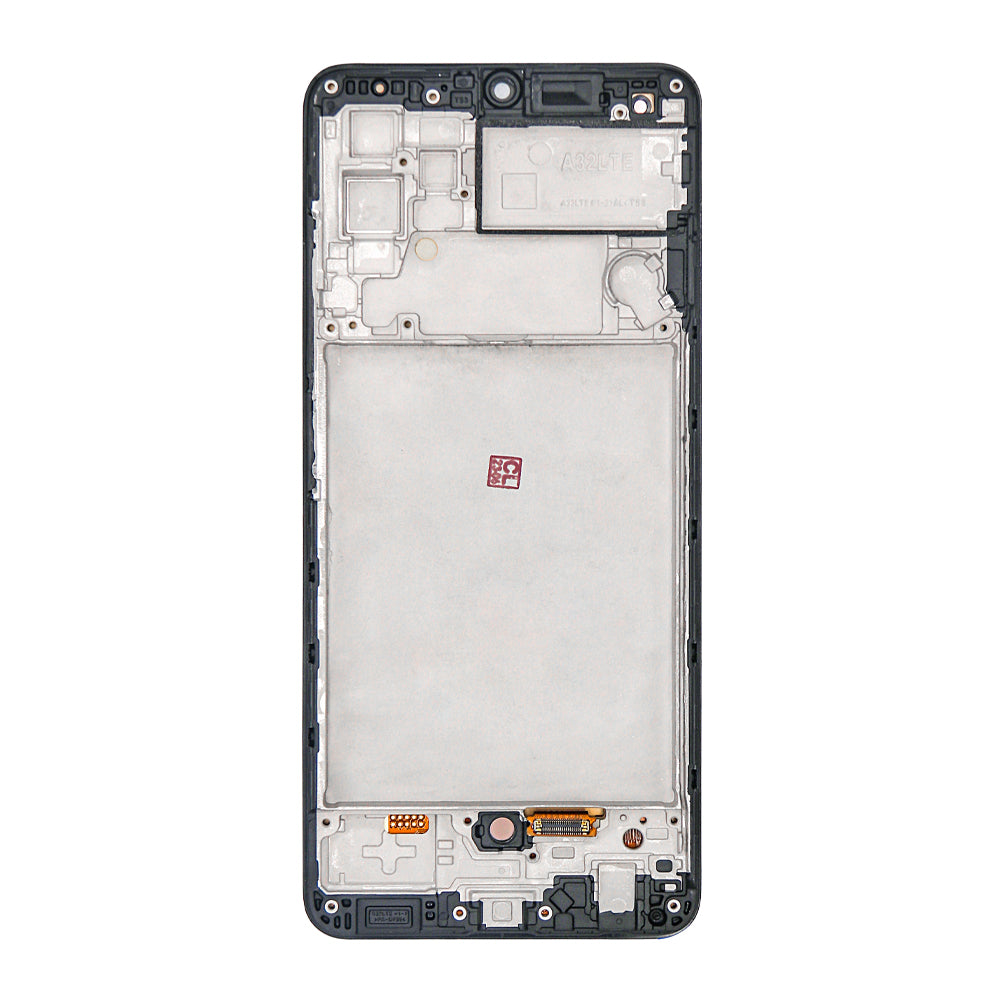 Samsung Galaxy M32 M325F Display And Digitizer With Frame Black Soft-OLED