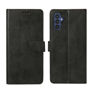Rixus Bookcase For Samsung Galaxy A25 5G Black