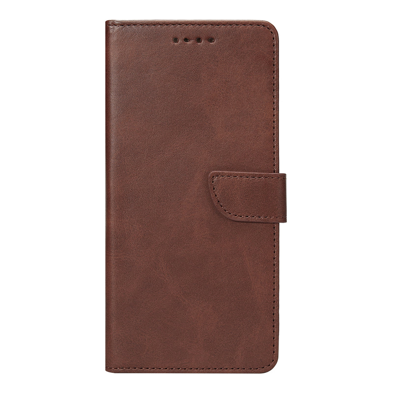 Rixus Bookcase For Samsung Galaxy A25 5G Brown