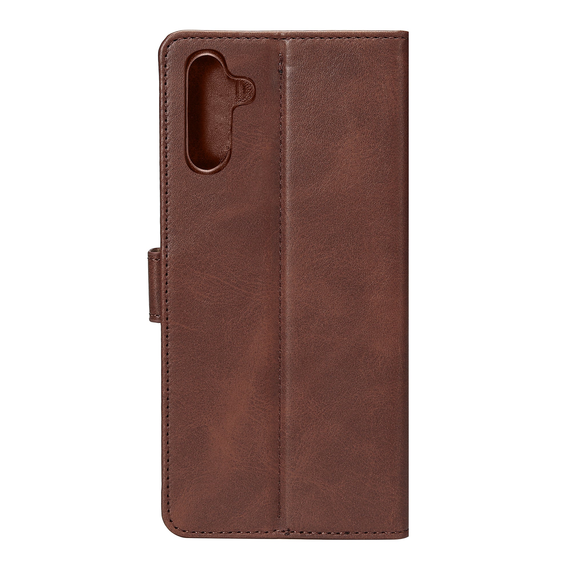 Rixus Bookcase For Samsung Galaxy A35 5G Brown