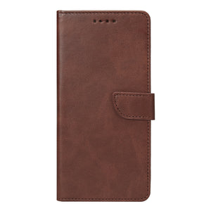 Rixus Bookcase For Samsung Galaxy A15 5G Brown
