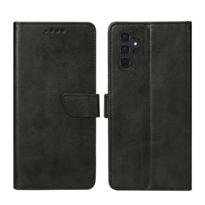 Rixus Bookcase For Samsung Galaxy A55 5G Black