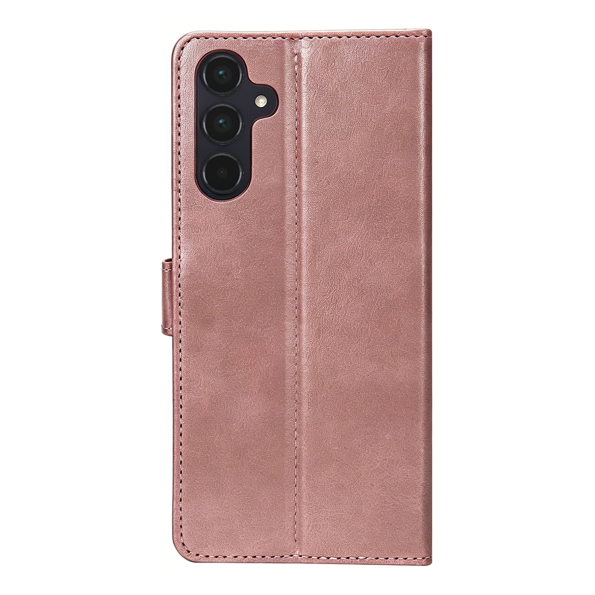 Rixus Bookcase For Samsung Galaxy A55 5G Pink