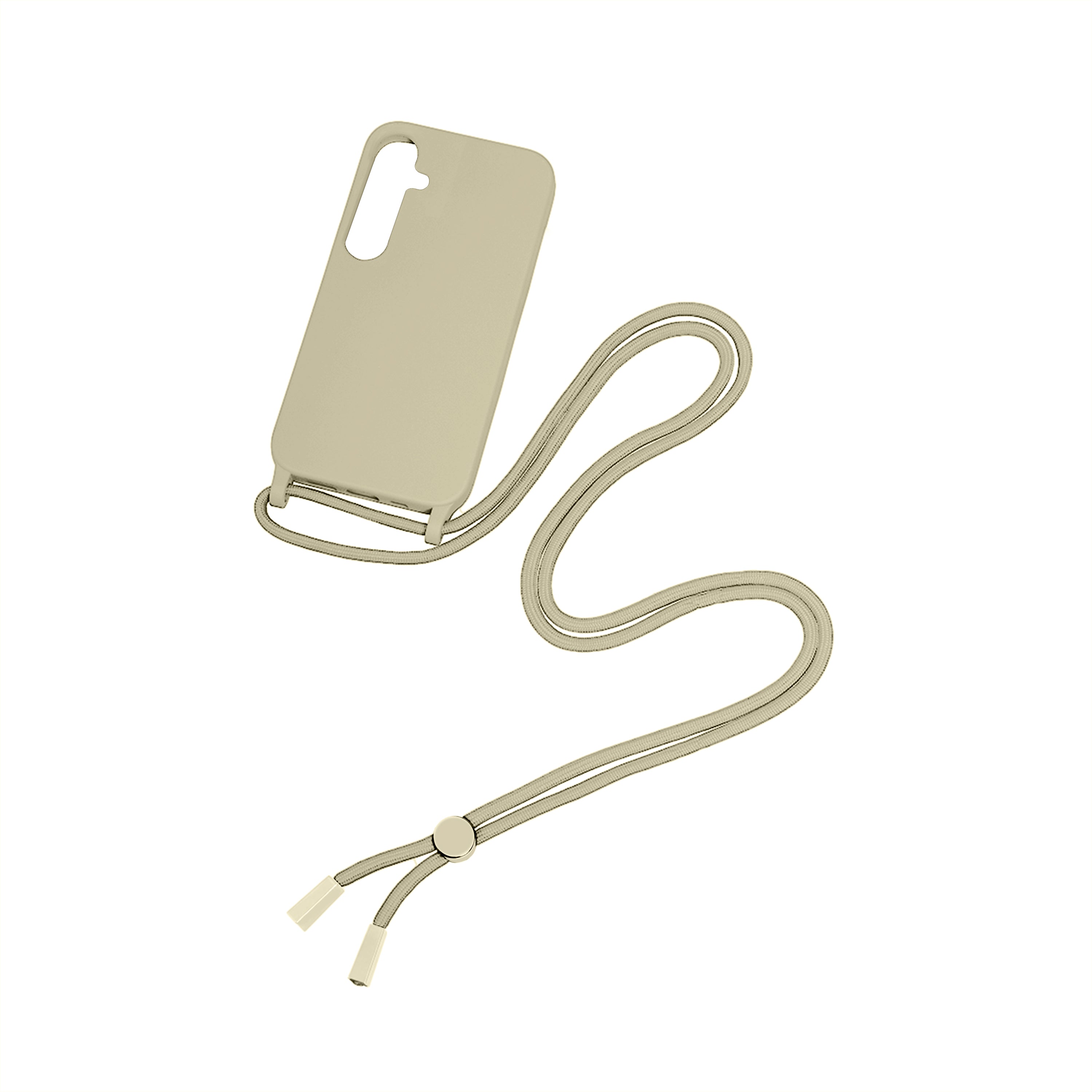 Rixus TPU Necklace Cord Cover For Samsung Galaxy A15 5G Gold