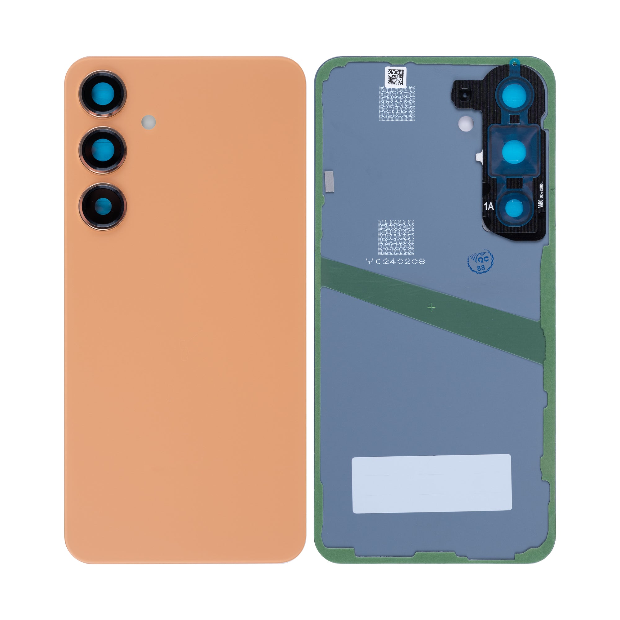 Samsung Galaxy S24 S921B Back Cover With Lens Sandstone Orange OEM
