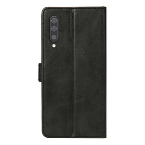 Rixus Bookcase For Samsung Galaxy A50 Black