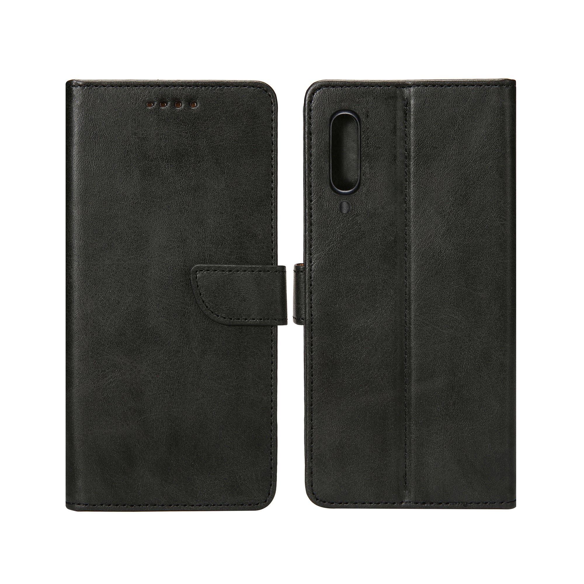 Rixus Bookcase For Samsung Galaxy A50 Black