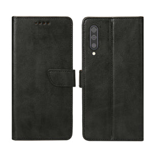 Rixus Bookcase For Samsung Galaxy A50 Black