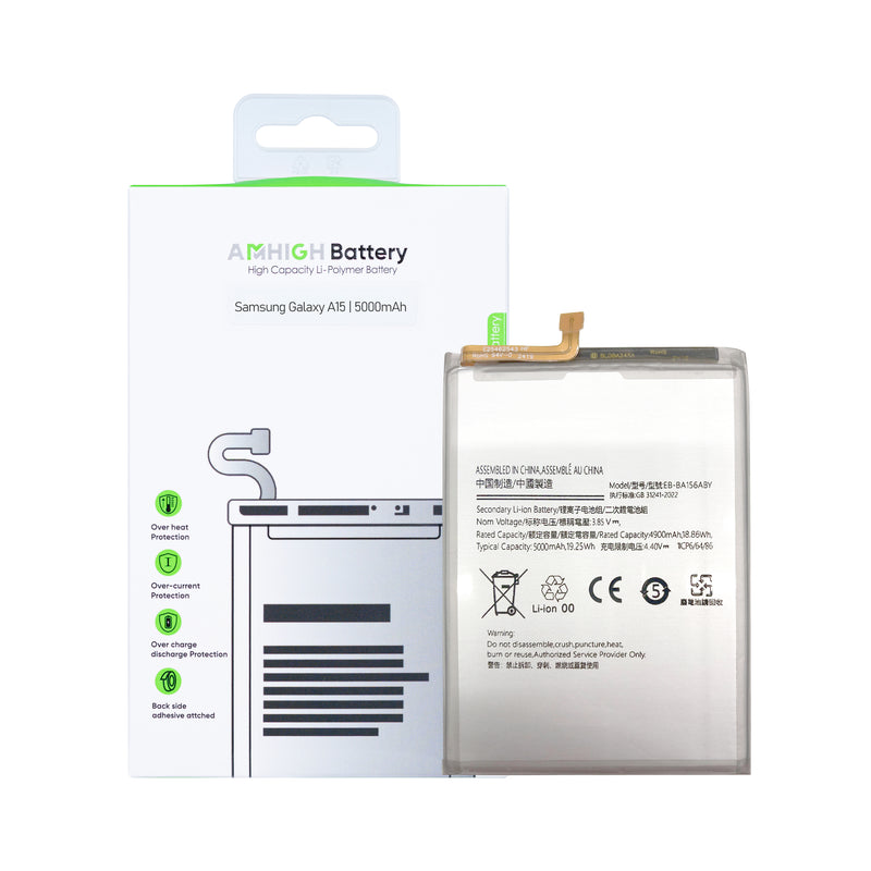 Samsung Galaxy A15 4G A155F, A15 5G A156B Battery EB-BA156ABY OEM