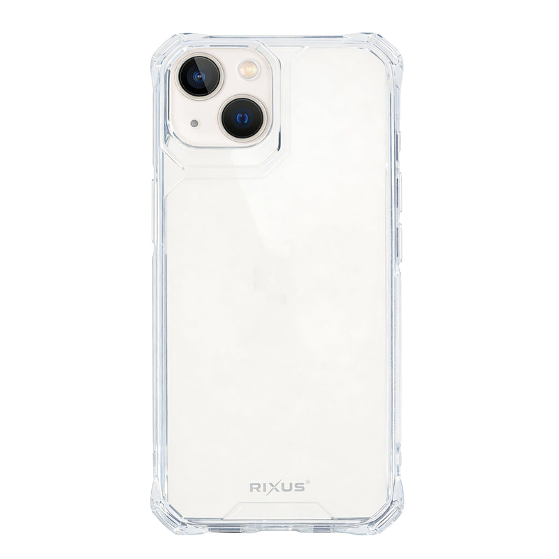 Rixus Armor-X Anti Shock Case For Apple iPhone 13 Transparent