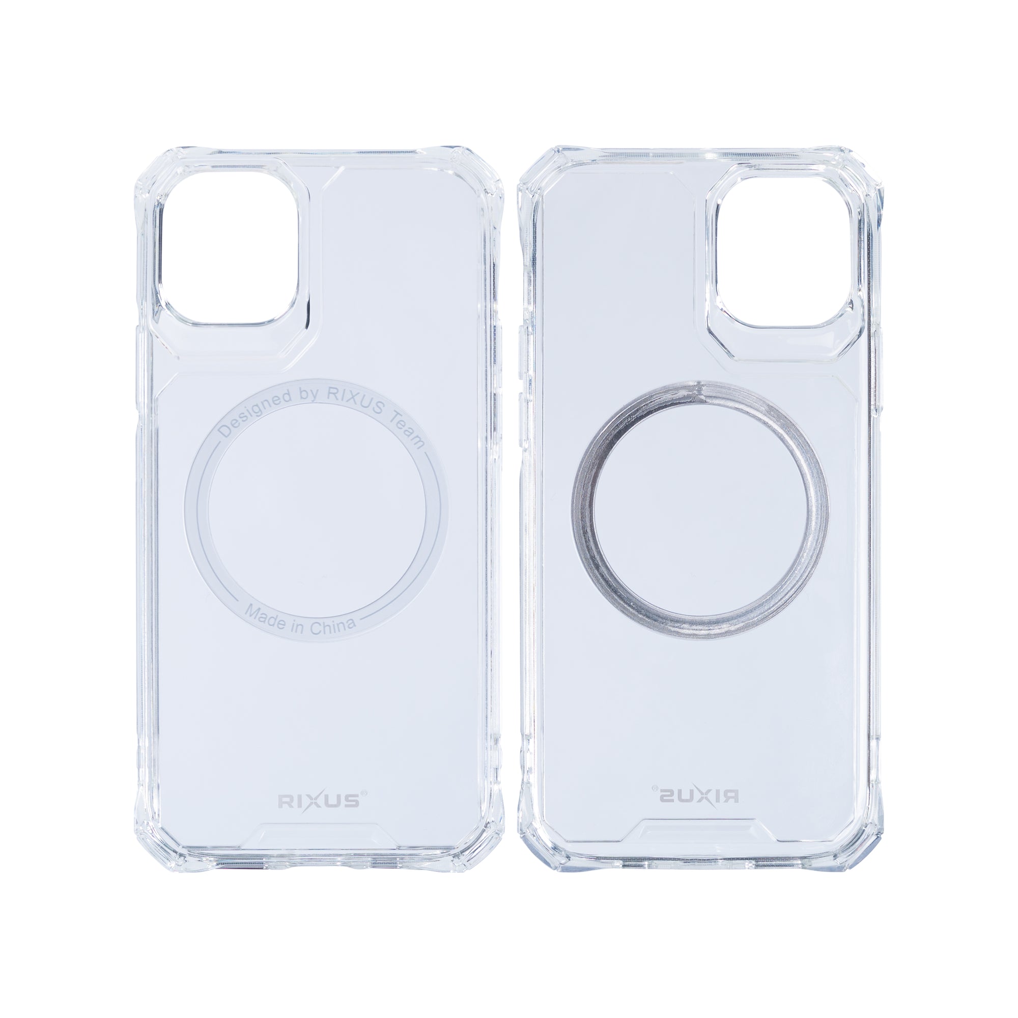 Rixus Armor-X Anti Shock Case With MagSafe For Apple iPhone 11 Pro Transparent