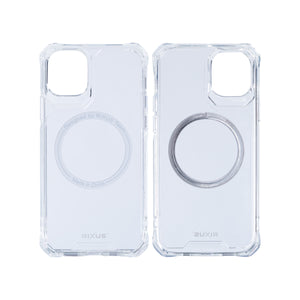 Rixus Armor-X Anti Shock Case With MagSafe For Apple iPhone 11 Pro Max Transparent