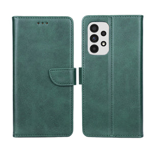 Rixus Bookcase For Samsung Galaxy A53 5G Dark Green