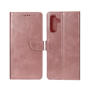 Rixus Bookcase For Samsung Galaxy A24 4G Pink