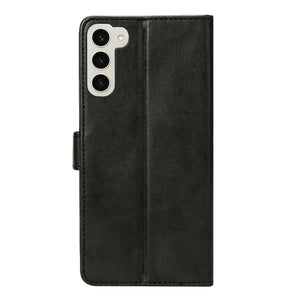 Rixus Bookcase For Samsung Galaxy S23 Black