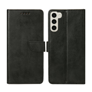 Rixus Bookcase For Samsung Galaxy S23 Black