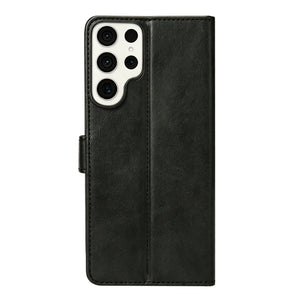 Rixus Bookcase For Samsung Galaxy S23 Ultra Black