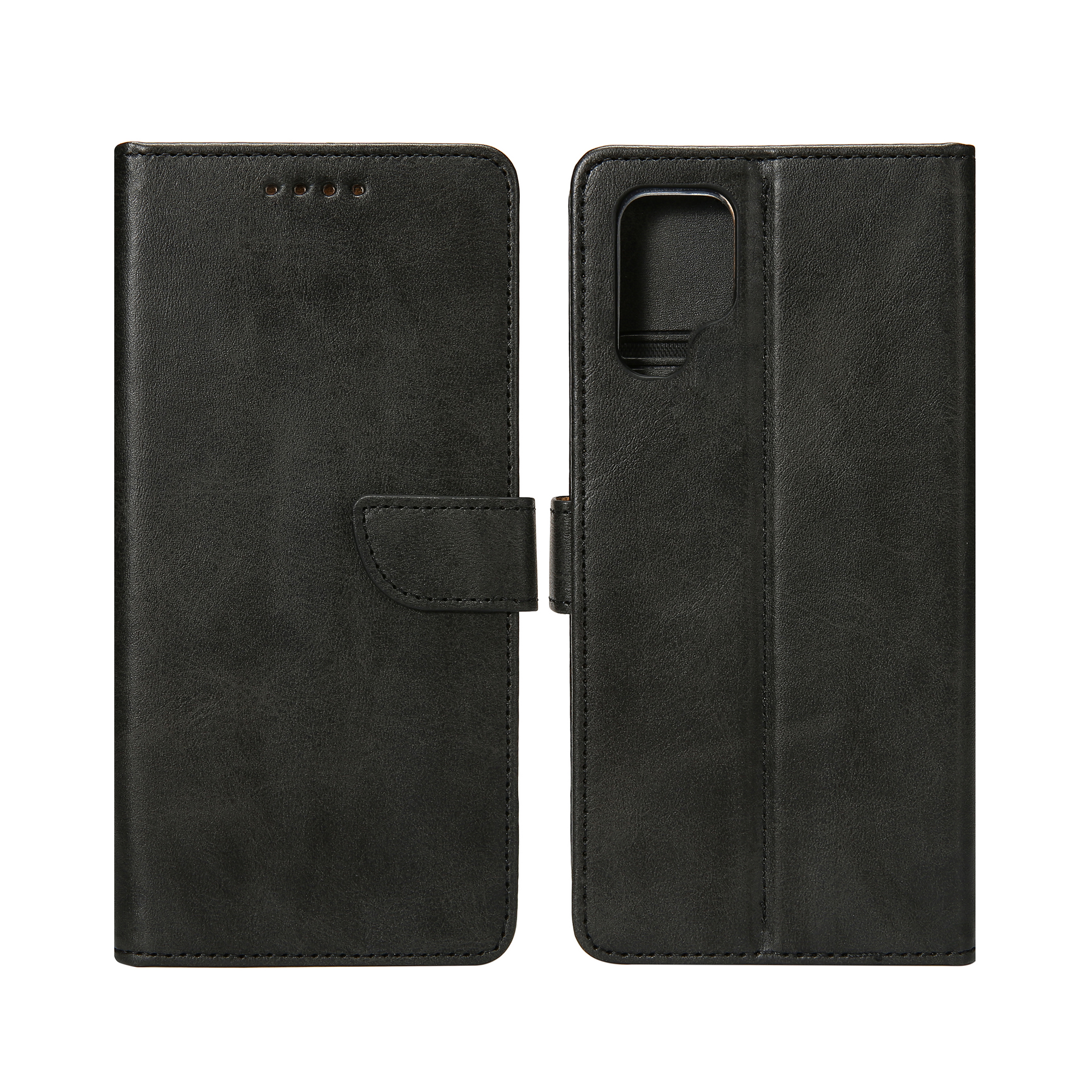 Rixus Bookcase For Samsung Galaxy S23 Ultra Black