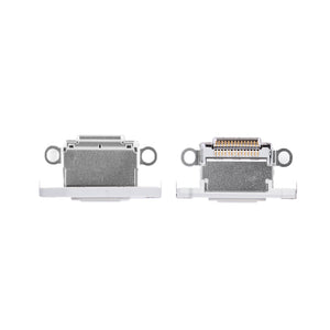 For Apple iPhone 15 Pro, 15 Pro Max System Charging Port White Titanium Pulled
