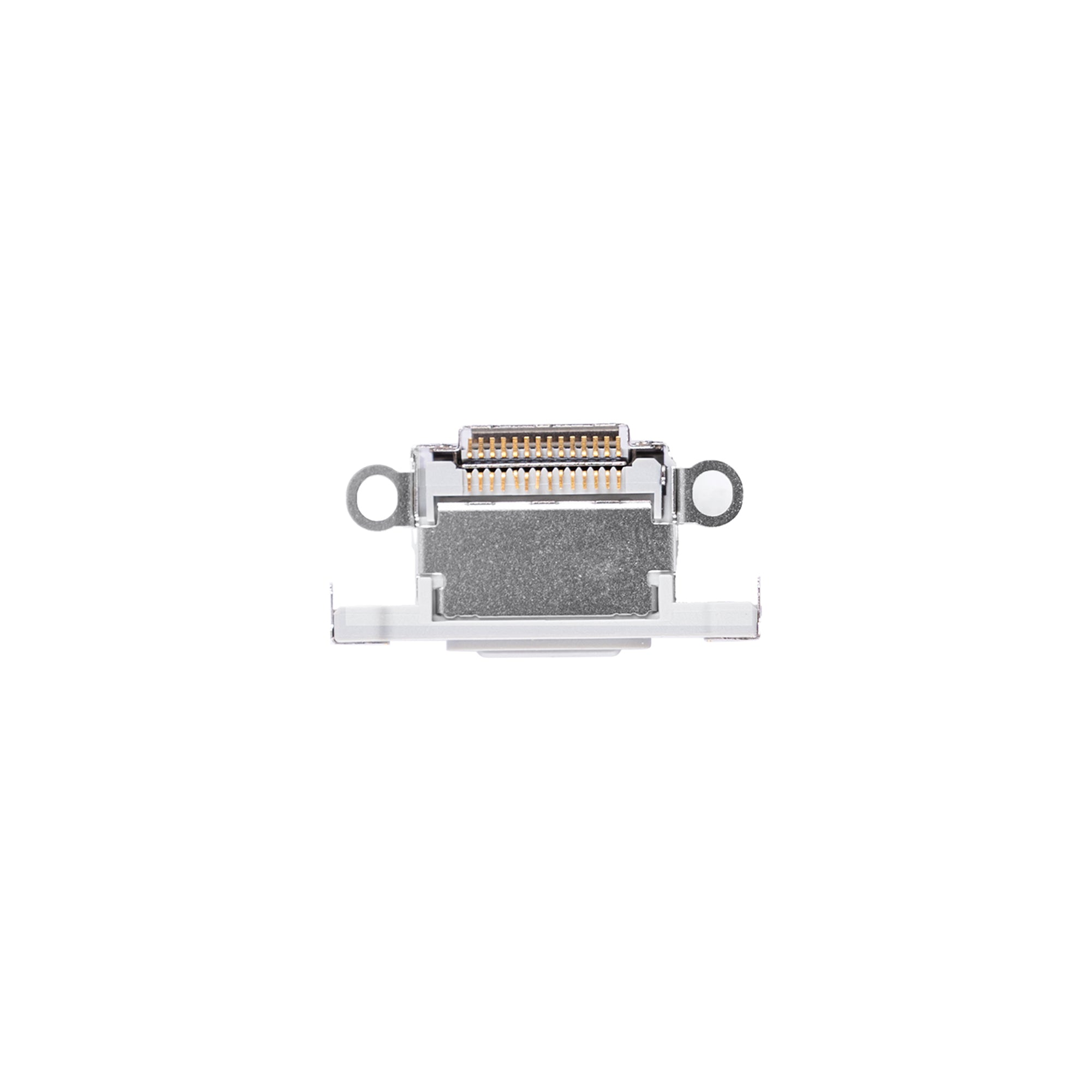 For Apple iPhone 15 Pro, 15 Pro Max System Charging Port White Titanium Pulled