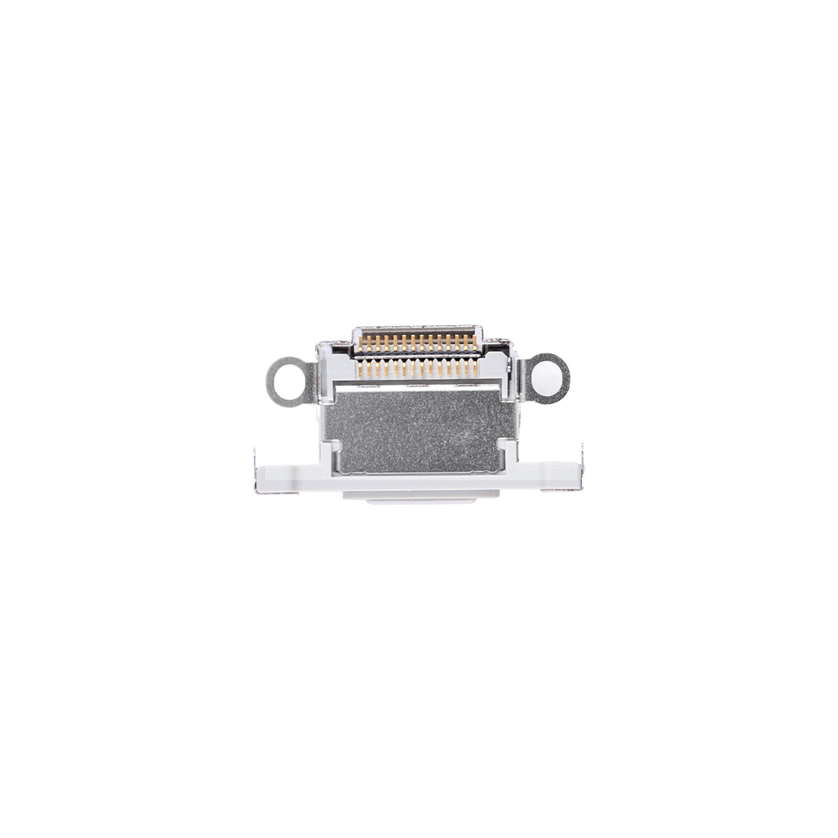 For Apple iPhone 15 Pro, 15 Pro Max System Charging Port White Titanium Pulled