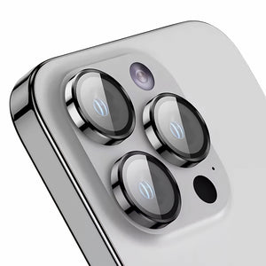 Rixus Metal Shield Camera Tempered Glass For Apple iPhone 11 Yellow