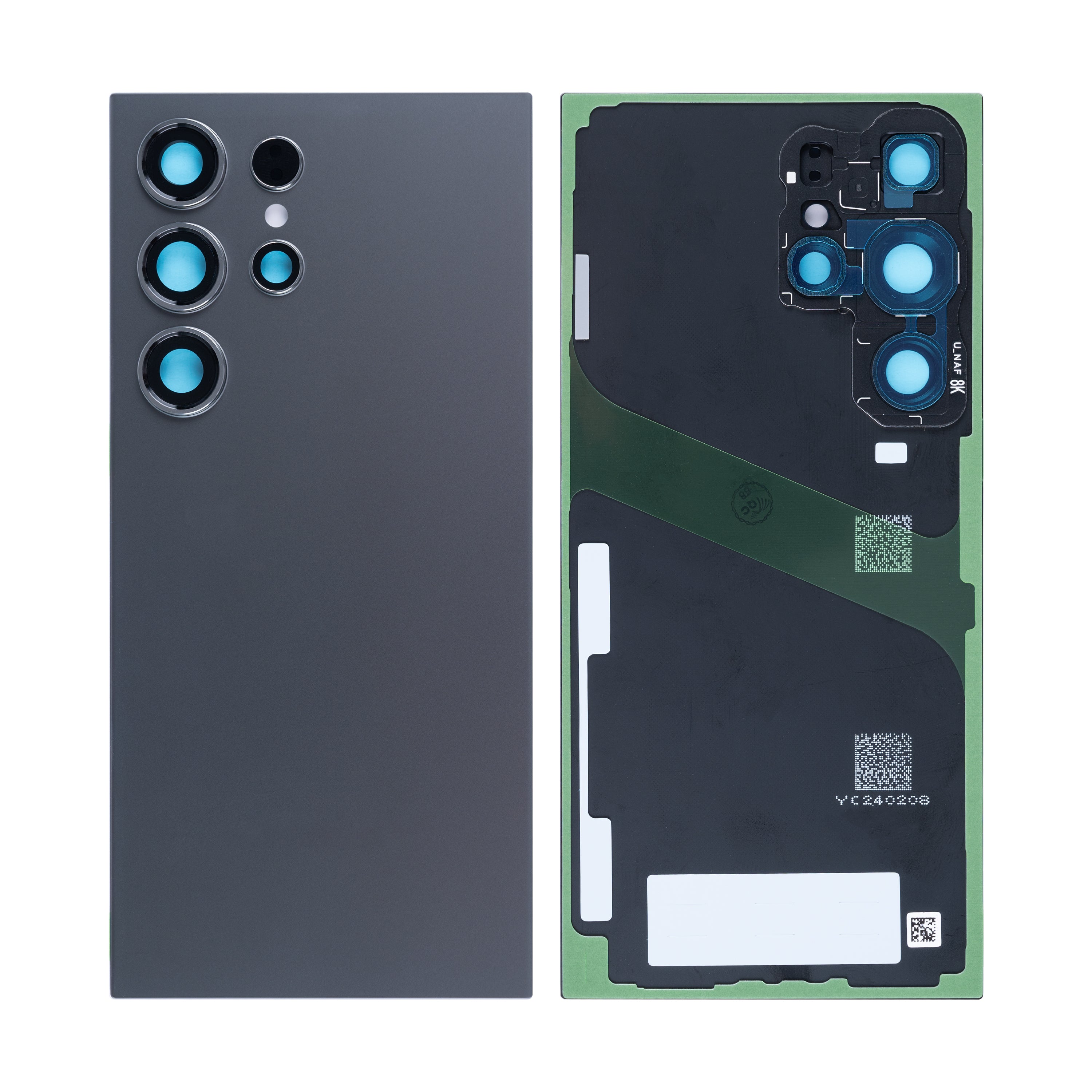 Samsung Galaxy S24 Ultra S928B Back Cover With Lens Titanium Black OEM
