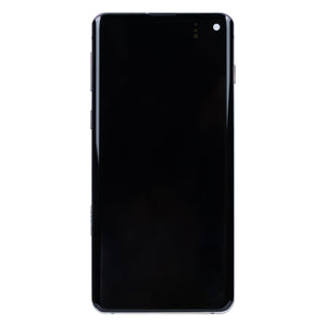 Samsung Galaxy S10 G973F Display And Digitizer With Frame Prism White Refurbished