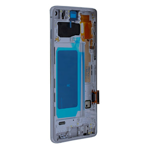 Samsung Galaxy S10 G973F Display And Digitizer With Frame Prism White Refurbished