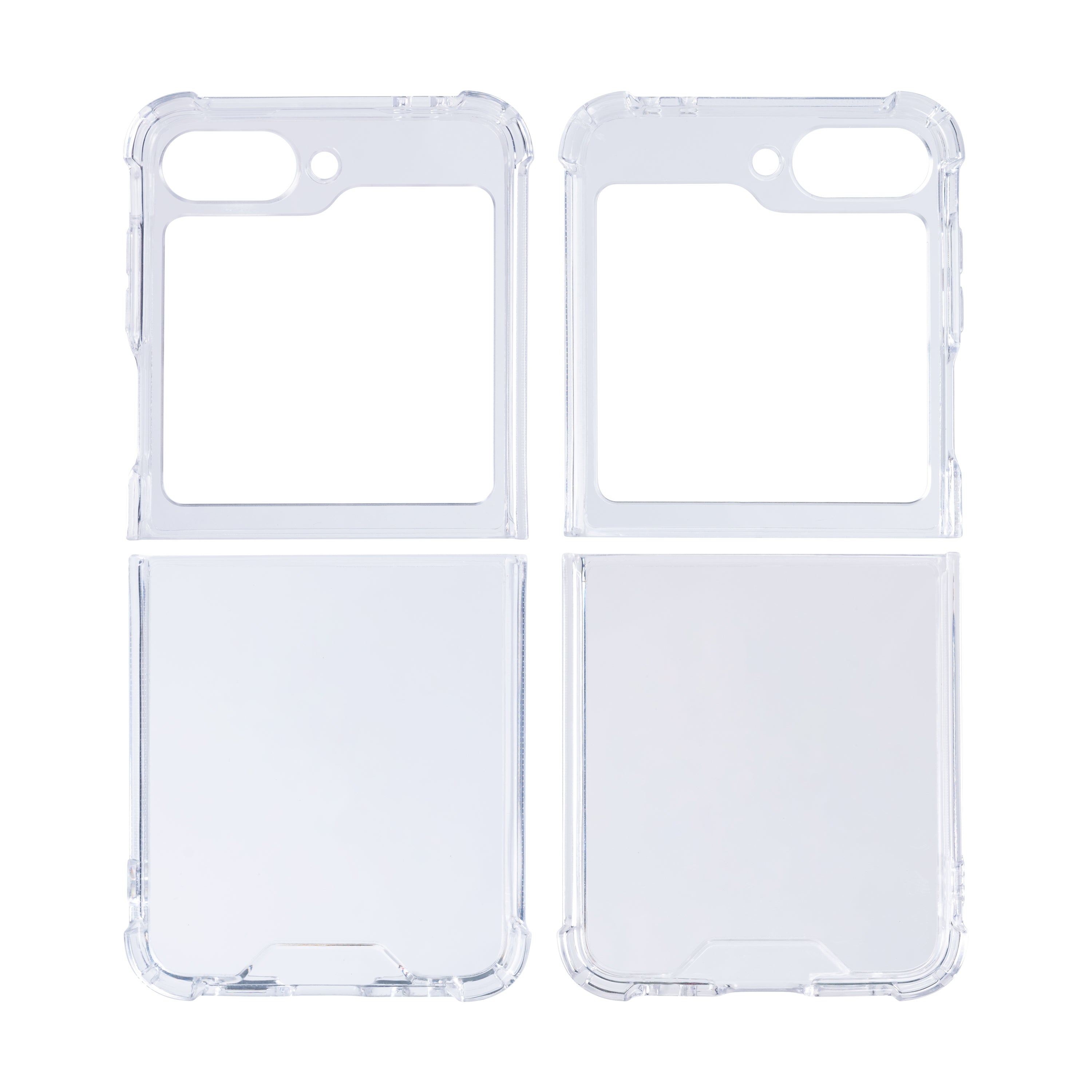 Rixus Anti-Burst Case For Samsung Galaxy Z Flip6 Clear