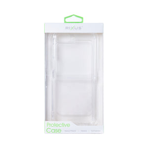 Rixus Anti-Burst Case For Samsung Galaxy Z Flip6 Clear