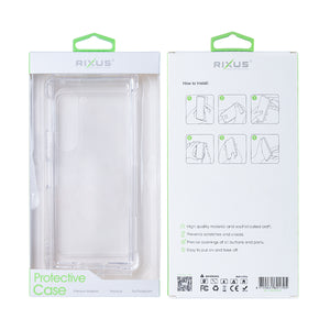 Rixus Anti-Burst Case For Samsung Galaxy Z Fold6 Clear