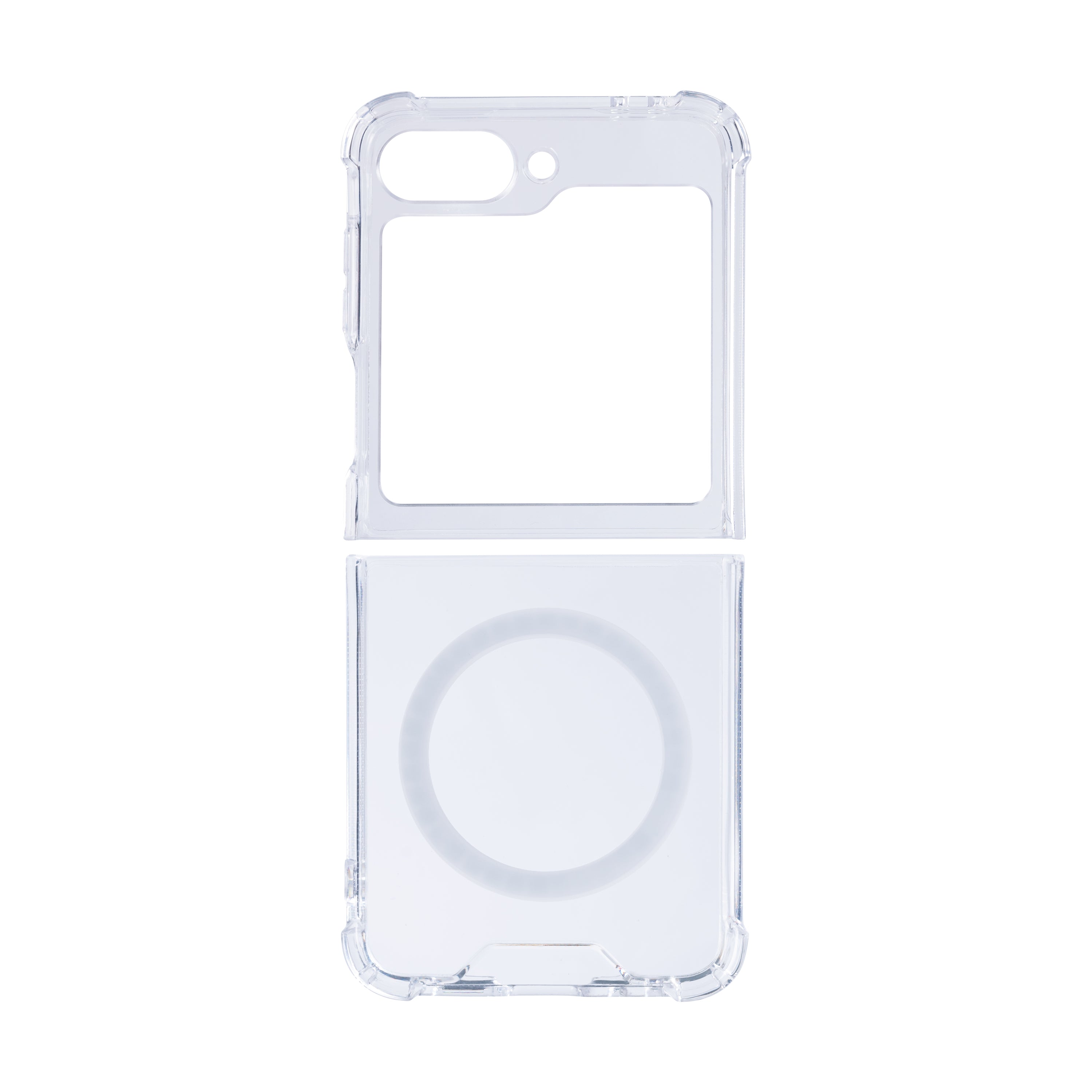 Rixus Anti-Burst Case With MagSafe For Samsung Galaxy Z Flip6 Transparent