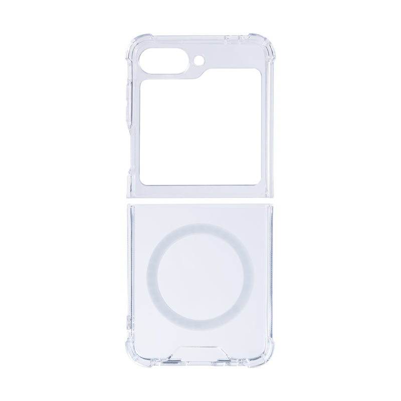 Rixus Anti-Burst Case With MagSafe For Samsung Galaxy Z Flip6 Transparent