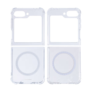 Rixus Anti-Burst Case With MagSafe For Samsung Galaxy Z Flip6 Transparent