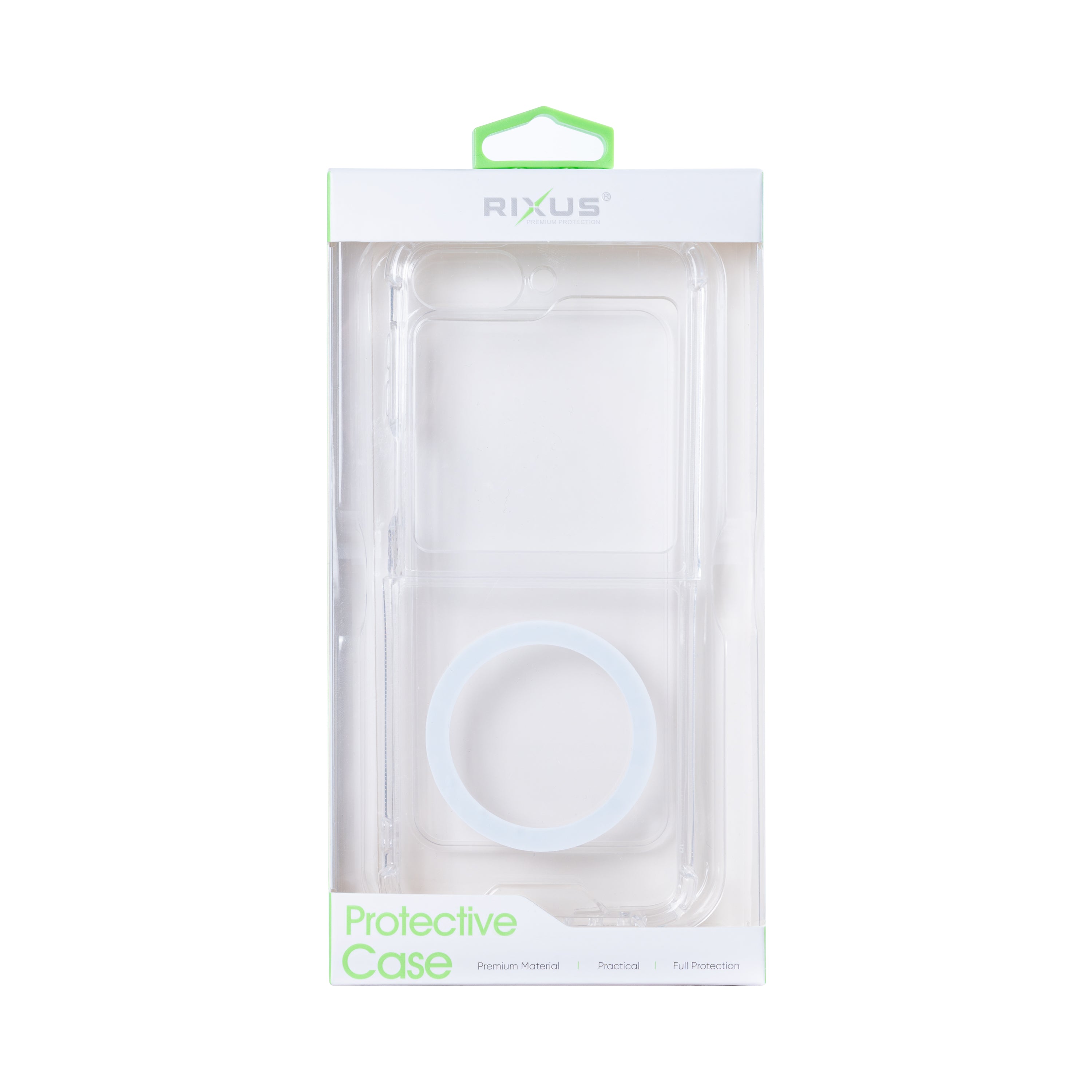 Rixus Anti-Burst Case With MagSafe For Samsung Galaxy Z Flip6 Transparent