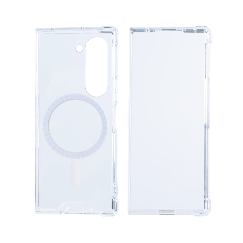 Rixus Anti-Burst Case With MagSafe For Samsung Galaxy Z Fold6 Transparent