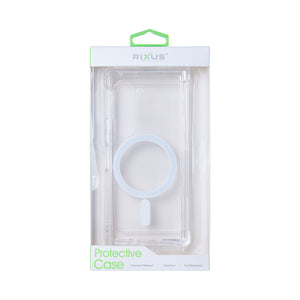 Rixus Anti-Burst Case With MagSafe For Samsung Galaxy Z Fold6 Transparent