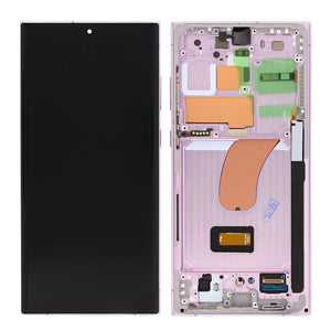 Samsung Galaxy S23 Ultra S918B Display And Digitizer With Frame Lavender Pre-Assembled