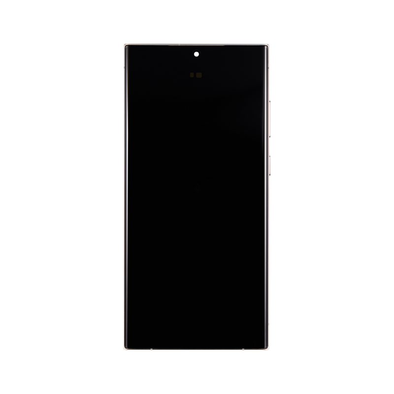 Samsung Galaxy S23 Ultra S918B Display And Digitizer With Frame Cream Pre-Assembled